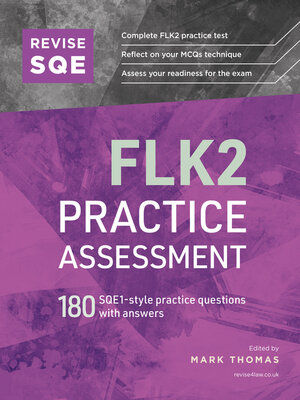 cover image of Revise SQE FLK2 Practice Assessment
